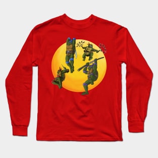 TMNT Jump Attack Long Sleeve T-Shirt